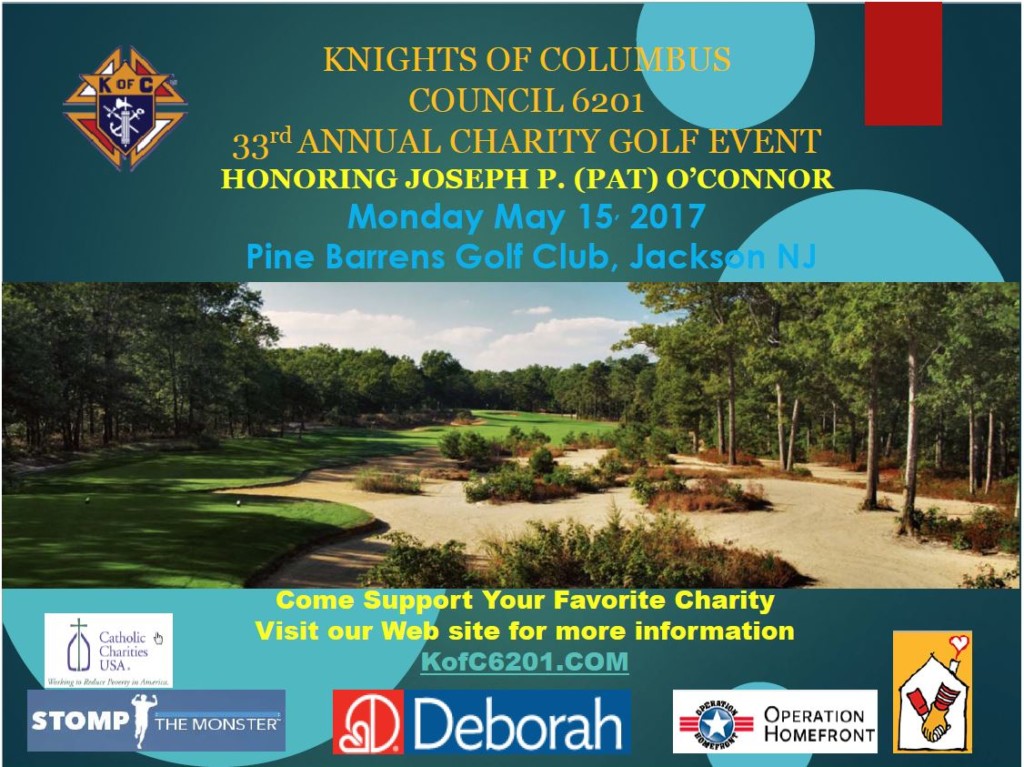 Knights of Columbus Holds 33rd Annual Charity Golf Tournament